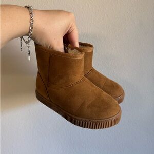 Cat & Jack Brown Suede Ankle Boots